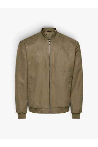 Only & Sons Onslucas Fake Suede Bomber Otw Noos Erkek Kahverengi Mont - 22027463