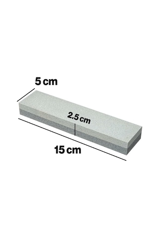 Bıçak Bileme Taşı 15 Cm Balta Testere Nacak Satır Keskinleştirme Girit Taş Bileyleme
