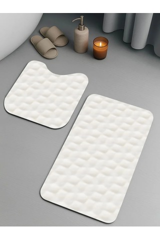 Ostax Banyo Ve Tuvalet Paspasları 446294892 Beyaz