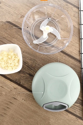 El Rondosu Çelik 5 Bıçaklı Büyük Boy Sebze Meyve Soğan Doğrayıcı 1000 Ml.