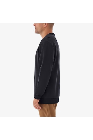Columbia Cs0382 Csc Gem Label Crewneck Erkek Siyah Sweatshirt Düz Cs0382010 Siyah