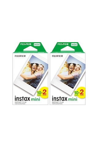 İnstax Mini 7-8-9-11-12-25-70-90 İçin Film 2'li Paket 40 Adet Standart