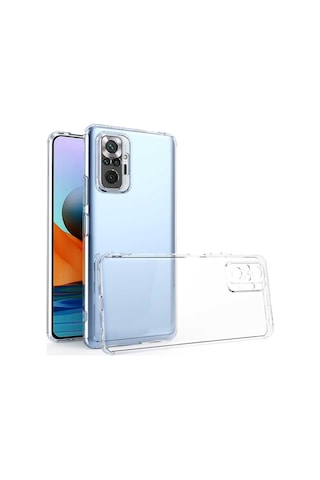 Adige Xiaomi Redmi Note 10 Pro Kılıf Kamera Korumalı Süper Silikon