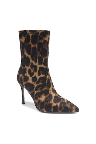Nine West Justıce 5pr Leopar Kadın Topuklu Bot 000000000102012351 Kahverengi