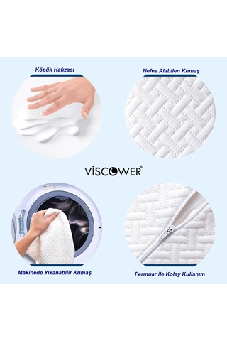 Viscower Ortopedik Bacak Arası Ve Hamile Yastığı