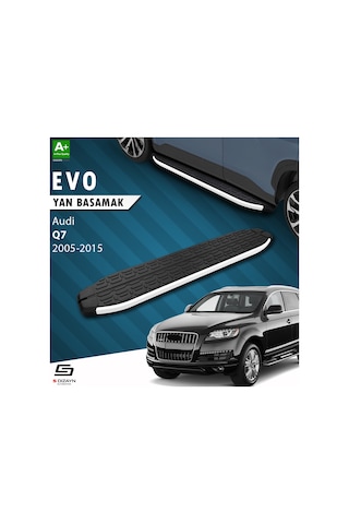 S-dizayn Audi Q7 Evo Aluminyum Yan Basamak 213 Cm 2005-2015