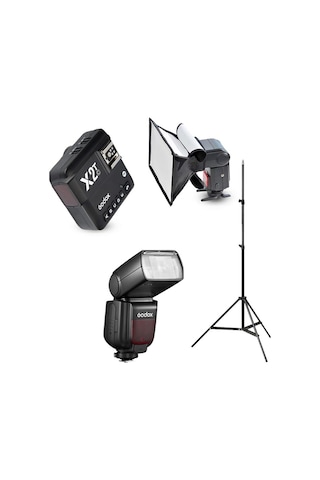 Godox Tt685ıı-c Canon Flaş Full Set - X2t-c - 20x30 Softbox