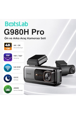 Botslab 360+ G980h Pro Ön Ve Arka Araç Kamerası Seti