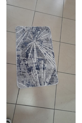 Yünteks Kaymaz Taban, Yıkanabilir Lavabo Önü ,banyo Paspası,laciv Lacivert