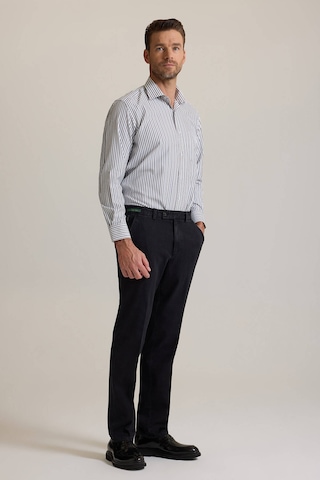 Ysf Erkek Siyah Regular Fit Yan Cepli Kot Pantolon