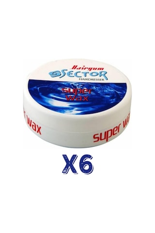 Sector Hairmate Superwax Ultra Sert Mavi Wax 150 Ml 6 Adet