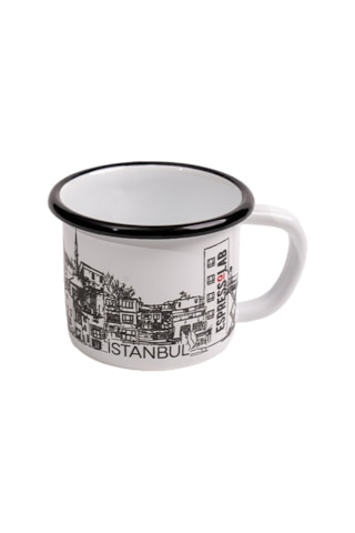 İstanbul Silüet Emaye Bardak 330 Ml No:89