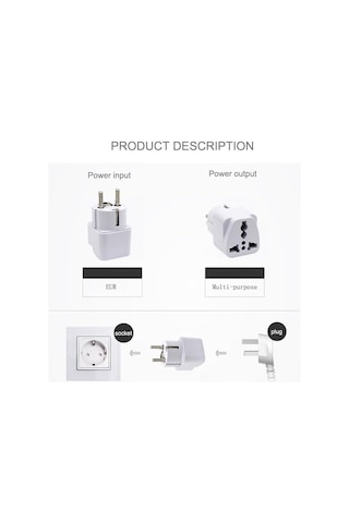 Store 4 Ü 1 Arada Uluslararası Seyahat Priz Adaptörü, Abd, Ab, İngiltere, Avustralya Fiş Tipi, Çoklu Cihaz Şarj, Kompakt Ve Taşınabilir Dönüştürücü, Akıllı Telefon Tablet Laptop Uyumlu, Sz 008 Çok Renkli