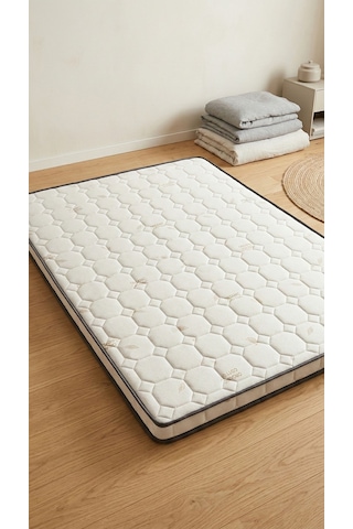 Artex Sünger Şilte Yer Yatağı Cotton 9 +-1cm Cm Ped Yatak Şiltesi Pedi Topper Mattress Çift Kişilik