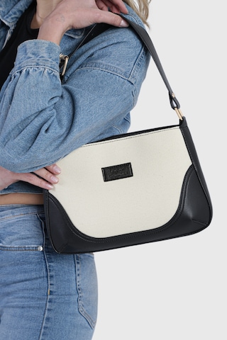 Housebags Siyah Ayarlanabilir Omuz Askılı Vintage Bag Kanvas Siyah