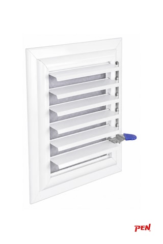 Alüminyum Banyo Wc Havalandırma Menfezi 33x33 Beyaz Seri