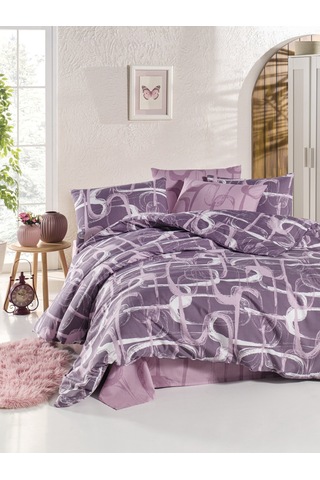 Pembe Çift Kişilik Nevresim Takımı Pembe