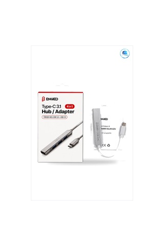 Type-c Hub Adaptör 4 Port Usb 3.0 Ve 2.0 Anahtarlı Dizüstü Bilgis