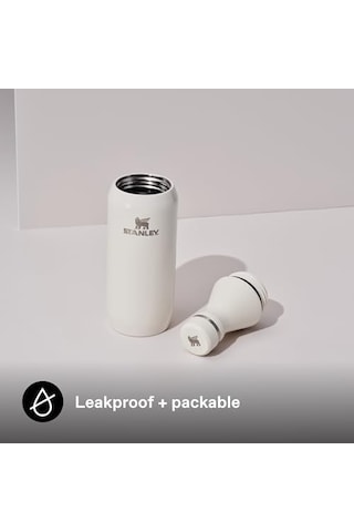 All Day Slim Soğuk Su Şişesi Termosu, 0.35 Litre, Krem