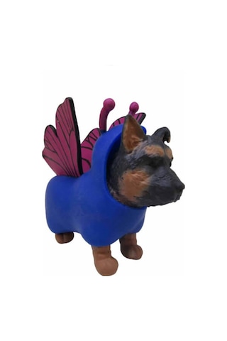 Dress Your Puppy Kostümlü Esneyen Figürler Köpek Kelebek Alman Ku