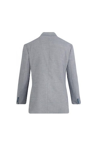 Uki Mavi Casual Mono Yaka Ceket Mavi