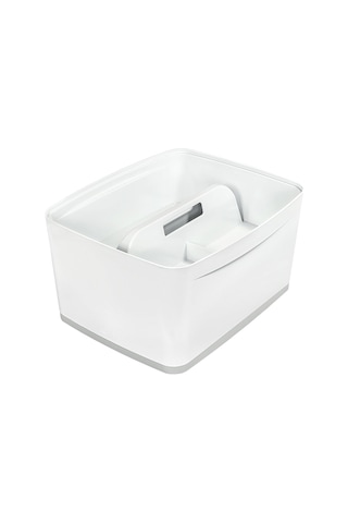Leitz Mybox Kulplu Geniş Düzenleme Aparatı, Plastik, Beyaz, 53220001 Genel