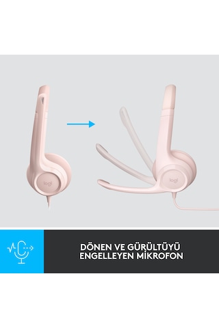 Logitech H390 USB Gürültü Önleyici Mikrofonlu Kulak Üstü Kulaklık