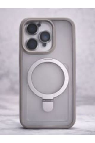 Mmc Trend Apple Uyumlu iPhone 14 Pro Lensli Telefon Kılıfı Gri
