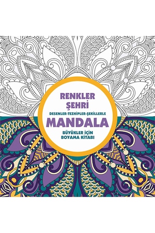 Çizgiler Şehri-mandala, Renkler Şehri-mandala Ve Sükunet Şehri Mandala Seti
