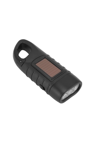 Kosona Güneş Enerjili Eldivenli El Feneri, Çok Fonksiyonlu Dış Mekan Işığı, El Çarklı Şarjlı Led Acil Işık Siyah Diğer