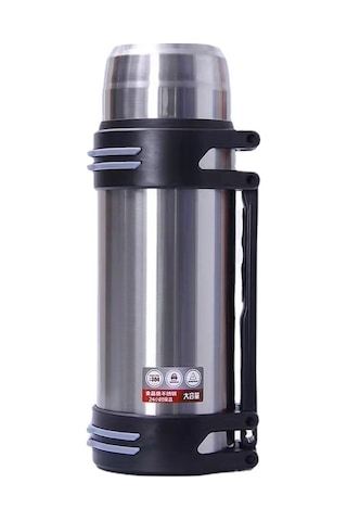 Dinosaurs 2000 Ml Dışarıdaki Araç Paslanmaz Çelik Termos-423 Altın