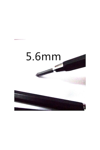 Portmin Kalemi Teknik Çizim Kalemi 5,6 MM Uçlu Siyah Gövde