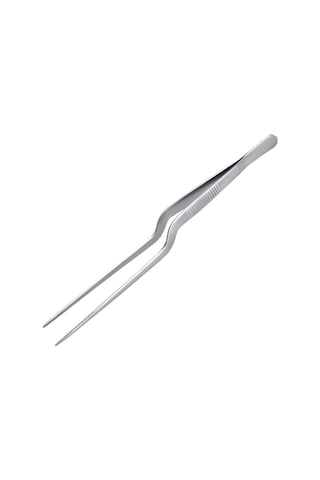 Çelik 20 Cm Çok Amaçlı Profesyonel Şef Cımbızı Maşası Cin773 Çelik Gümüş