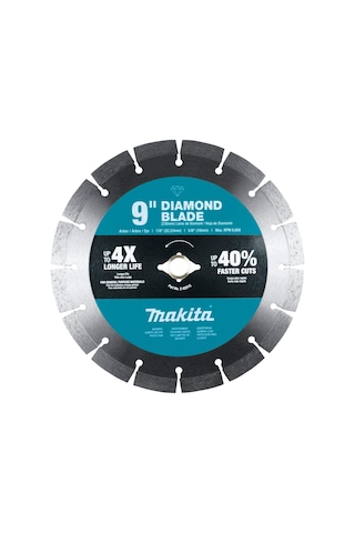 Makita E-02515 9 Inç Elmas Bıçak, Segmentli, Genel Amaçlı