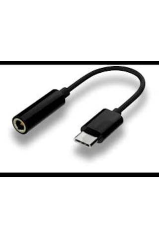 Type-c 3.5mm Audio Kulaklık Jack Dönüştürücü Senalstore - Siyah