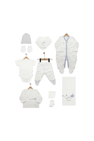 Bistyle 10lu Hastane Çıkışı Müslin Little Boats 11121 Ekru Ekru
