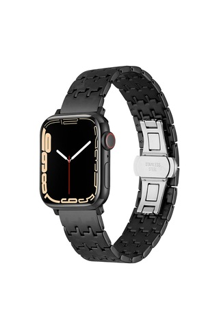 Zore Watch 38mm Uyumlu Krd-86 Metal Kordon-siyah