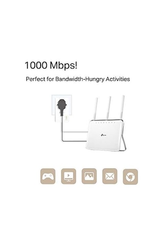 Tl-pa7017p Kıt, Av1000 Gigabit Passthrough Powerline Başlangıç Kiti