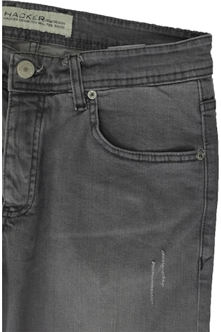 Dmctekstil Erkek Hacker Normal Bel Rahat Kesim Dar Paça Jean Pantolon Açık Gri
