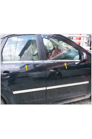 Ford Focus 2 Krom Cam Çıtası 4 Prç. 2004-2010 P. Çelik Uyumlu
