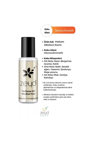 Makam - Zeyd Esans 7 Ml Çiçek - Odunsu