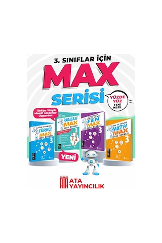 3. Sınıf Max Tüm Dersler Seti 3. Sınıf Max Tüm Dersler Seti
