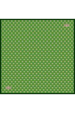 LA BOUTIQUE Sura İpek Eşarp- 90x90 - 2428 Yeşil - 05