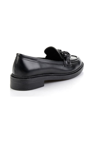 Bambi Siyah Kadın Loafer Ayakkabı K01216401309 Siyah