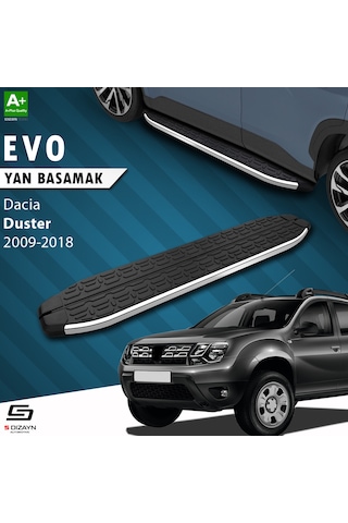 S-dizayn Dacia Duster Evo Krom Yan Basamak 173 Cm 2009-2018