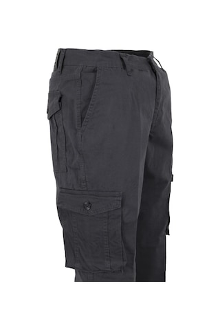 Modarar Erkek Keten Kargo Pantolon Füme Renk Rar01443
