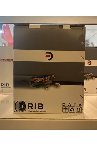 Reçber Cat 6 Halogen Free U/utp Sl400 23 Awg 305 Metre Mavi