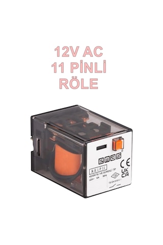 Emas 11 Pinli Endüstriyel Role 12v Ac