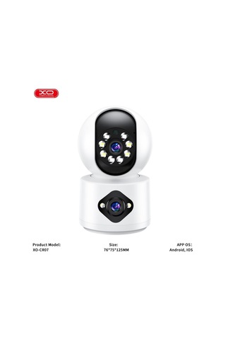 Net Kayıt Cep İzleme Canlı Akış Çift Kameralı 1080p Hd Gece Görüşlü Akıllı Wi-fi Güvenlik Kamerası Çok Renkli