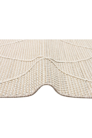 Eko Halı Soho Sh 02 Beige Hav Toz Vermez Hasır Dokuma Modern Makine Halısı